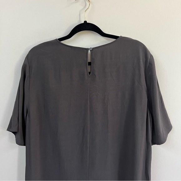 Eileen Fisher Tencel Blend Shift Dress - Picture 8 of 10
